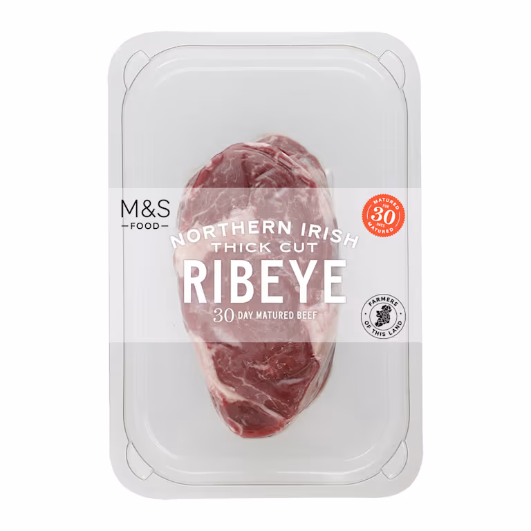 M&S Northern Irish Thick Cut Ribeye Steak