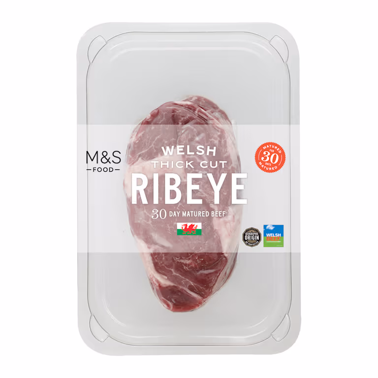 M&S Welsh Thick Cut Ribeye Steak