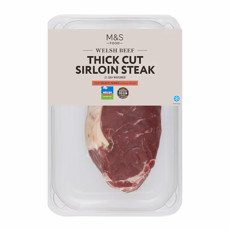 M&S Welsh Thick Cut Sirloin Steak