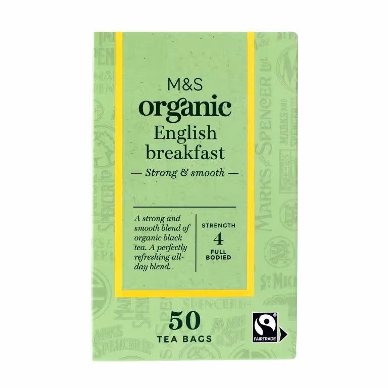 M&S Organic English Breakfast Tea Bags