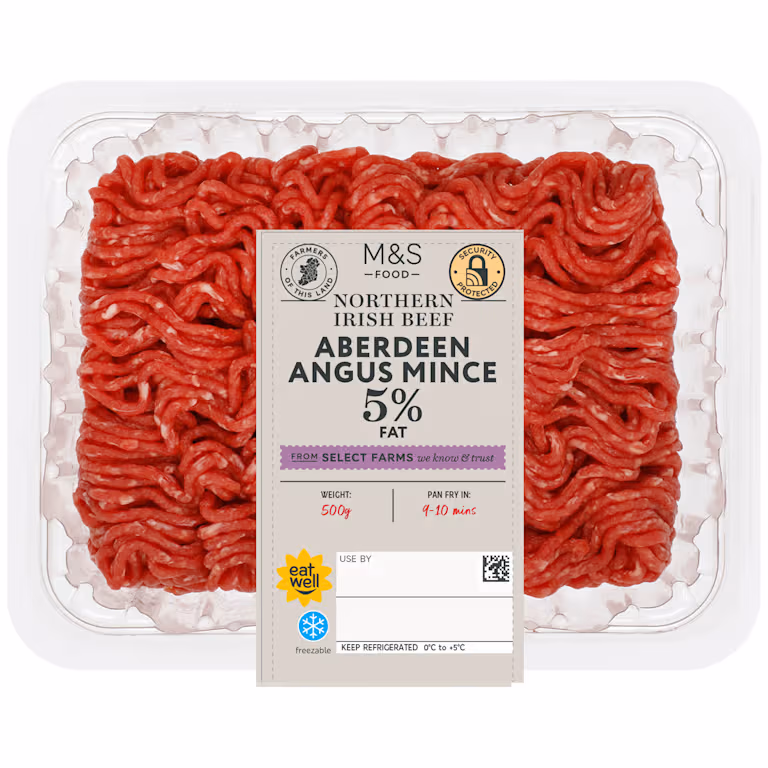 M&S British Aberdeen Angus Mince 5% Fat