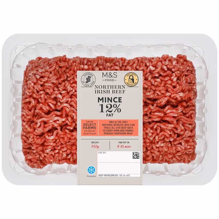 M&S Northern Irish beef mince 12% Fat