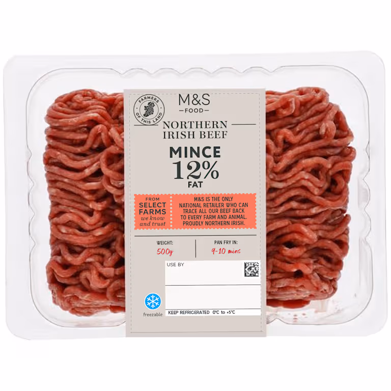 M&S Northern Irish Beef Mince 12%