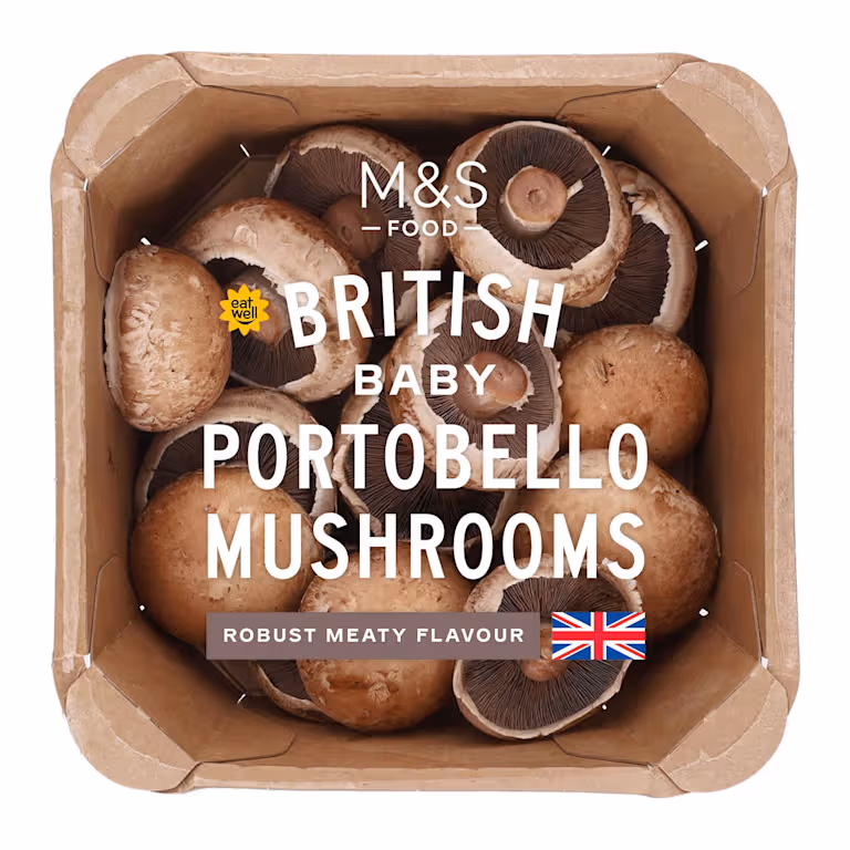 M&S Baby Portobello Mushrooms