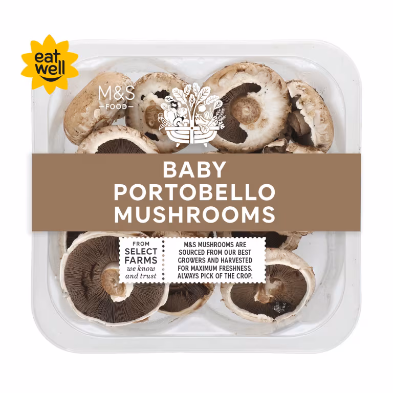 M&S Baby Portobello Mushrooms