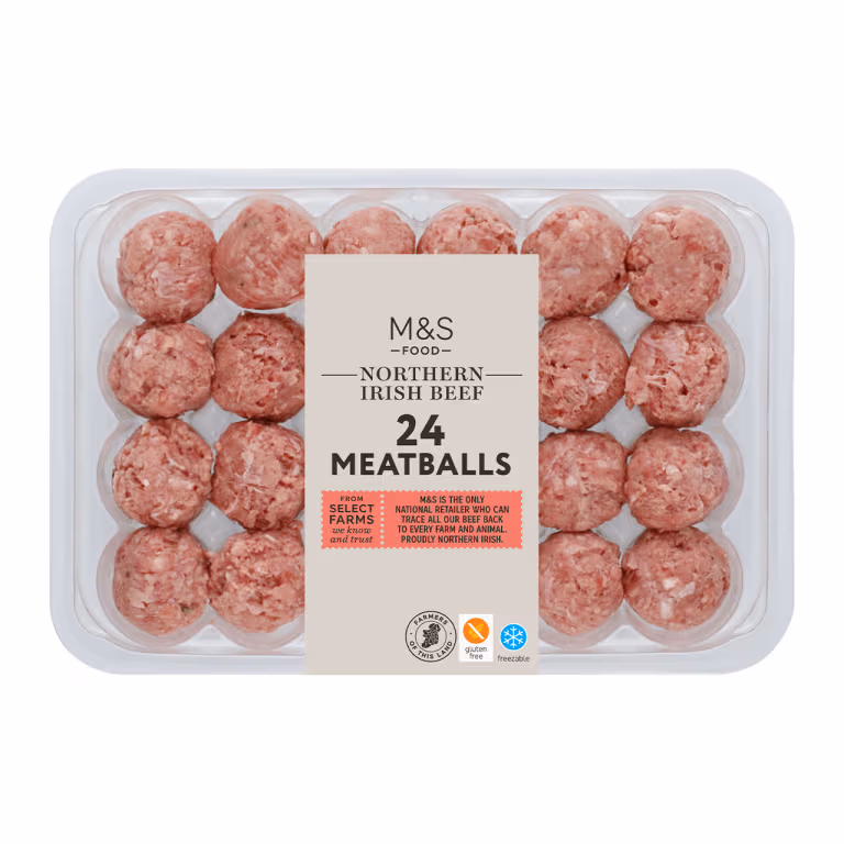 M&S Northern Irish Beef 24 Meatballs