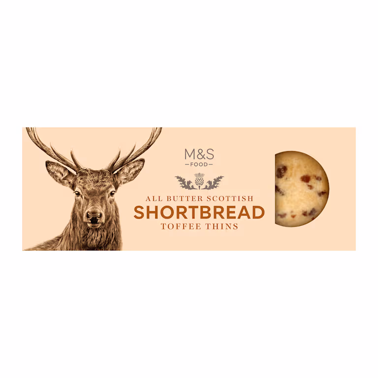 M&S Scottish All Butter Toffee Shortbread Thins