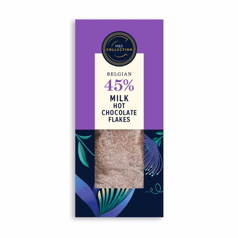 M&S Collection Belgian Milk Hot Chocolate Flakes
