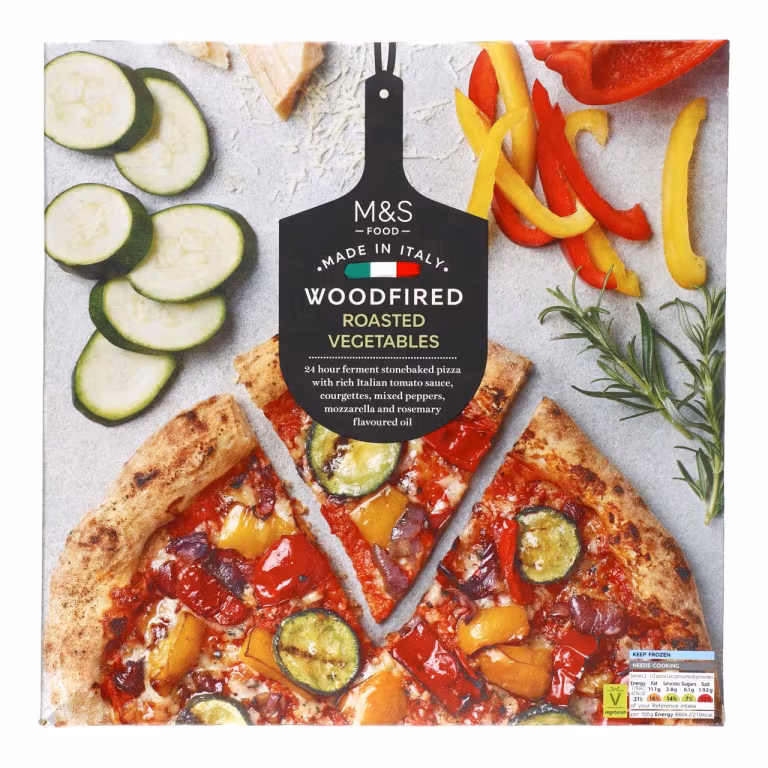 M&S Woodfired Roasted Vegetables Pizza
