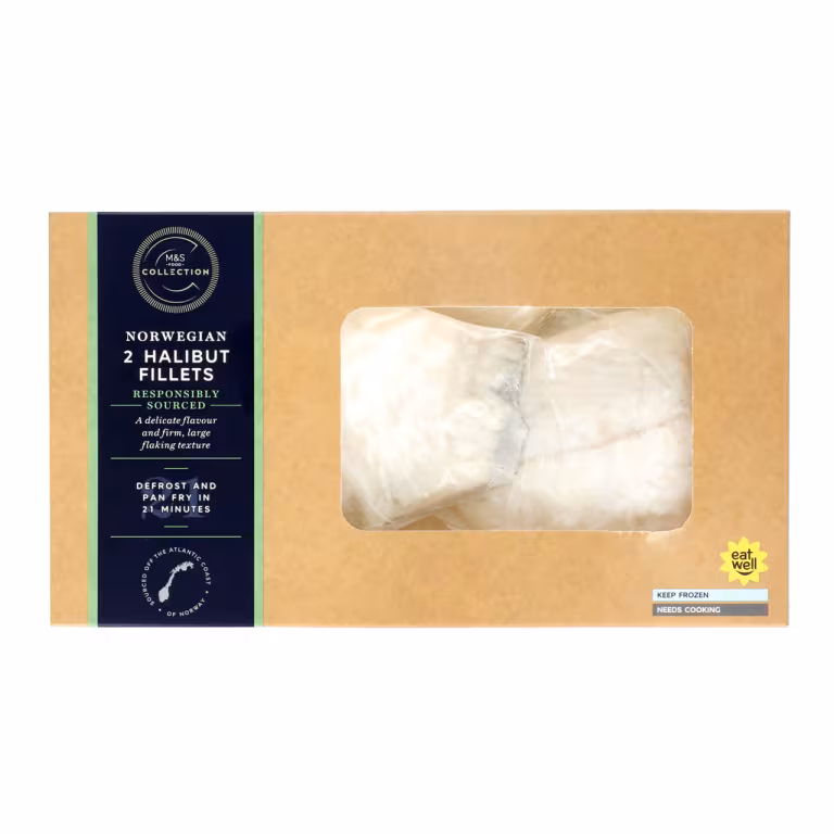 M&S Collection Norwegian Halibut Fillets