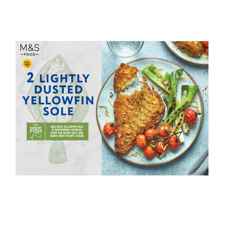 M&S Lightly Dusted Yellowfin Sole