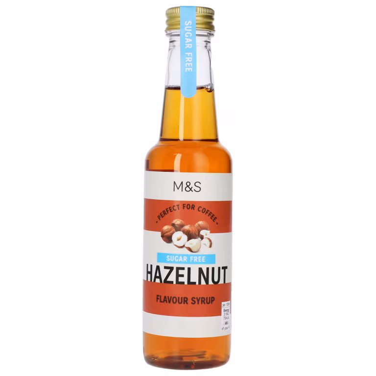 M&S Sugar-Free Hazelnut Flavour Syrup