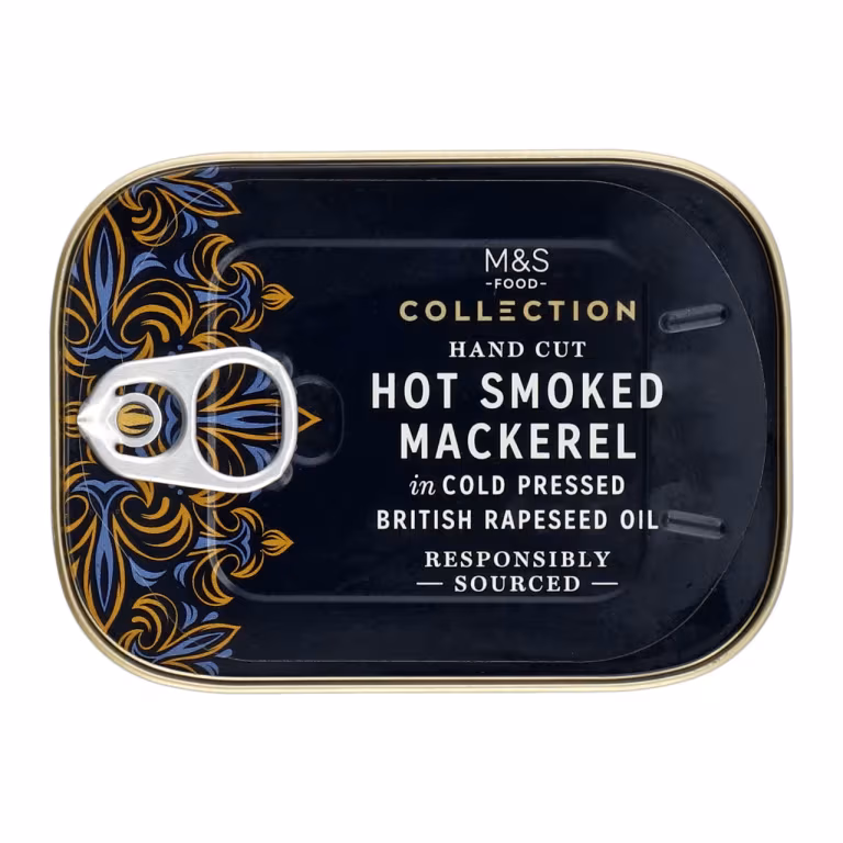 M&S Hot Smoked Mackerel in Cold Pressed British Rapeseed Oil