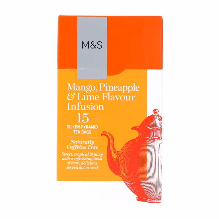 M&S Mango, Pineapple and Lime Flavour Infusion Tea Bags