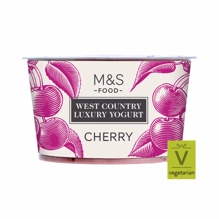 M&S West Country Cherry Luxury Yogurt