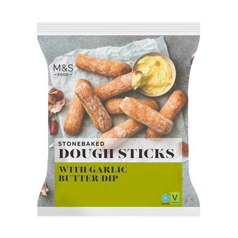 M&S Dough Sticks with Garlic Butter Dip