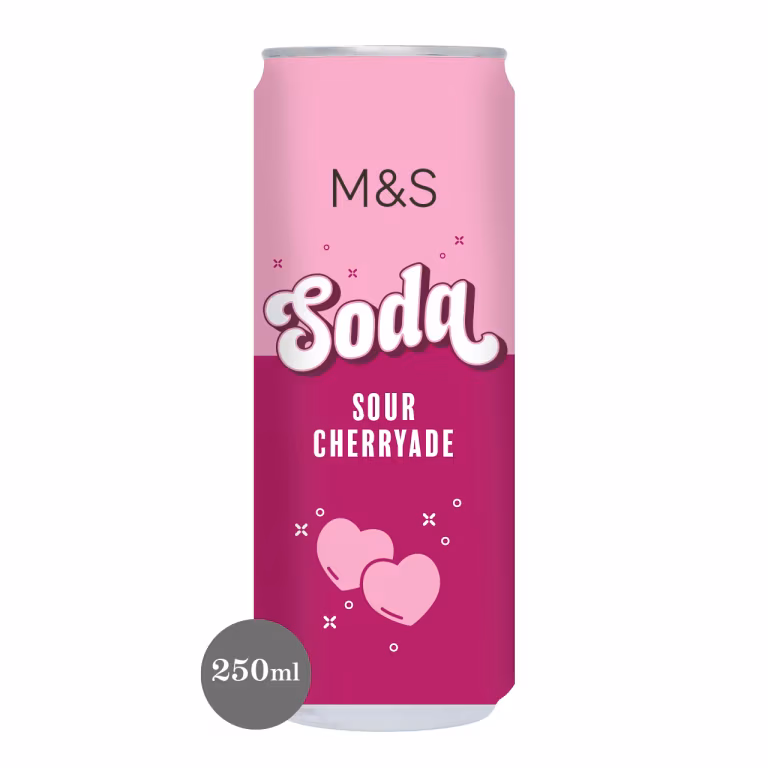 M&S Sour Cherryade Soda