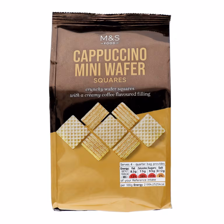M&S Cappuccino Wafer Squares