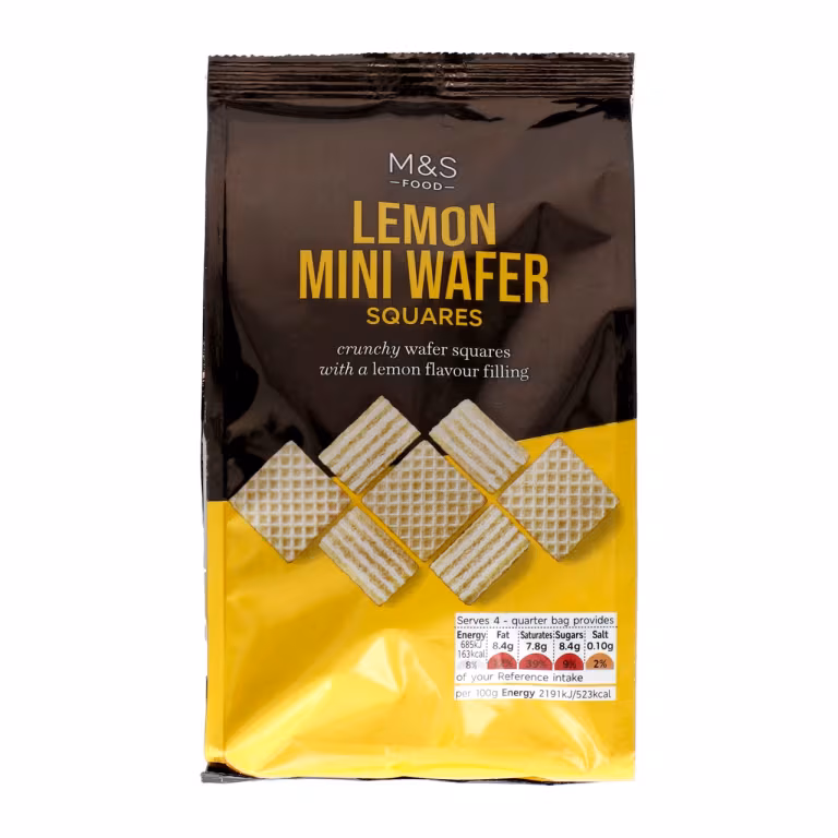 M&S Lemon Wafer Squares