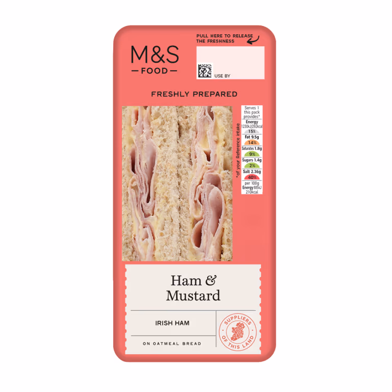 M&S Ham and Mustard Sandwich