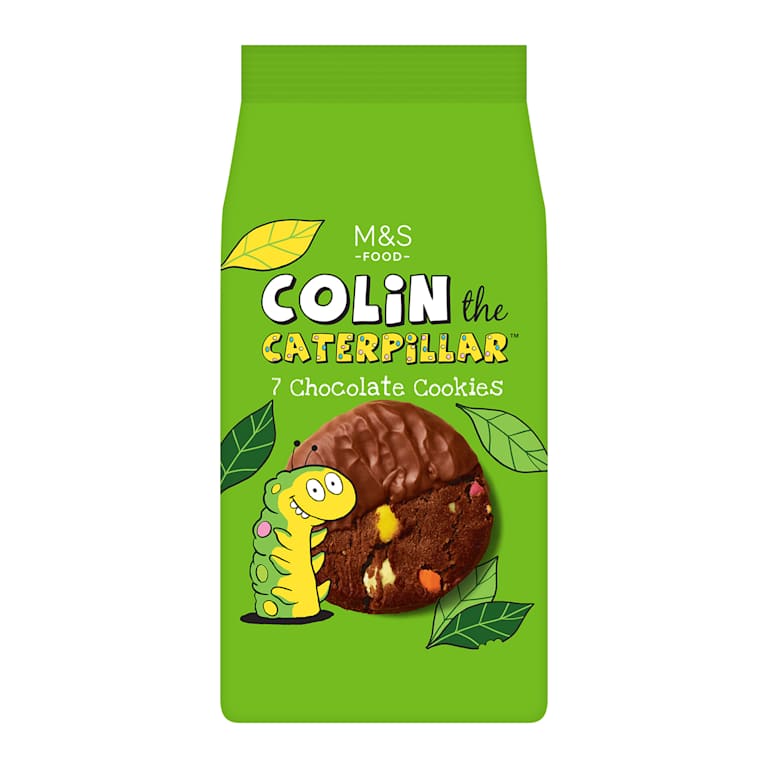 M&S Colin the Caterpillar Chocolate Cookies