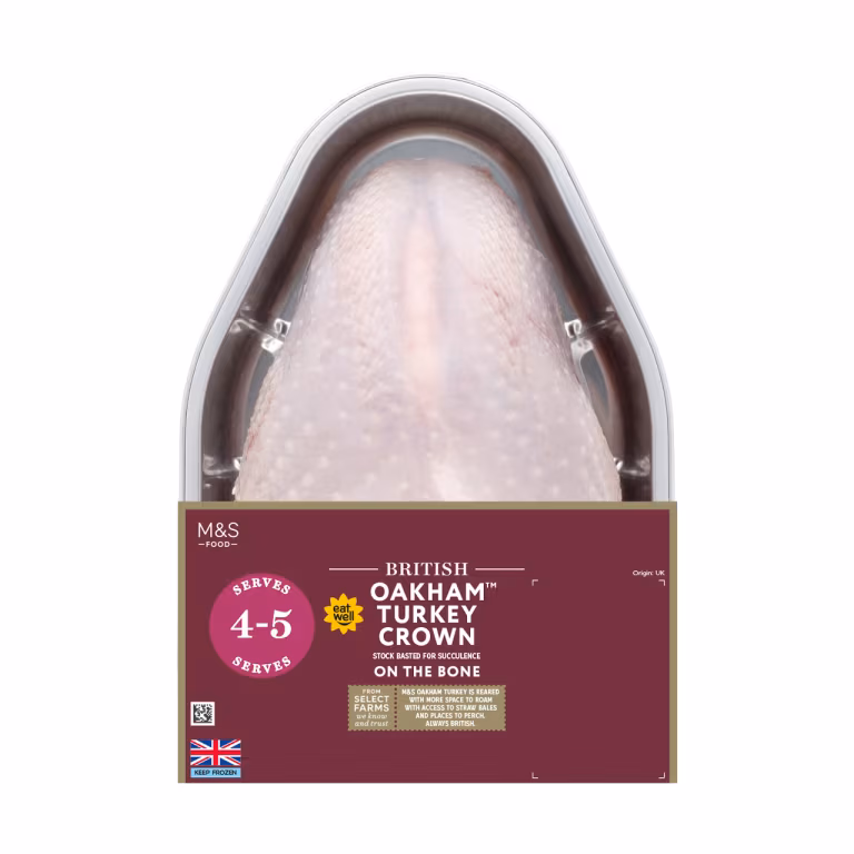M&S British Oakham Turkey Crown