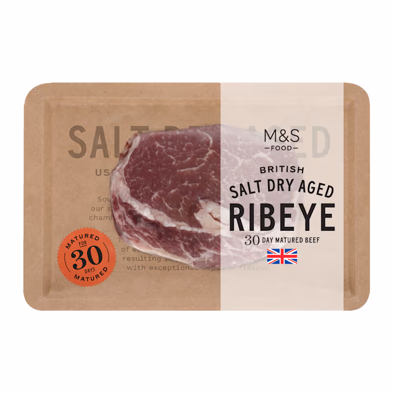 M&S Collection Salt Dry Aged British Ribeye Steak