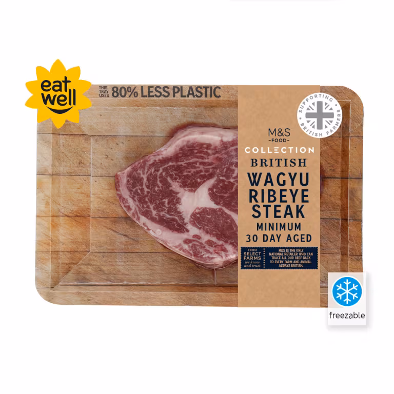 M&S British Wagyu Ribeye Steak