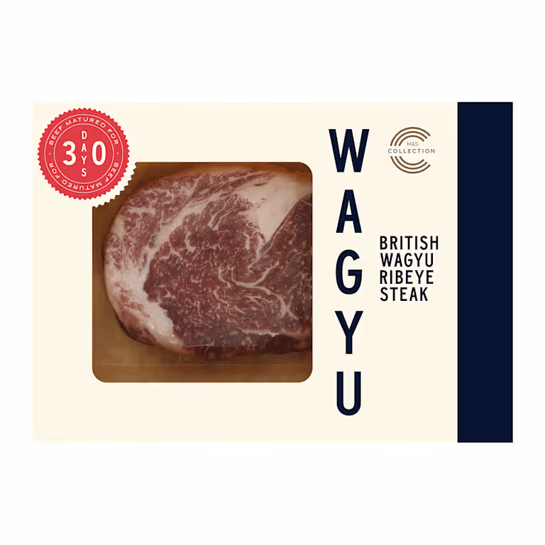 M&S British Wagyu Ribeye Steak