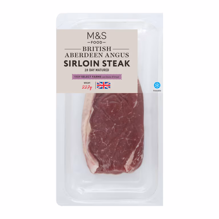 M&S British Aberdeen Angus Sirloin Steak