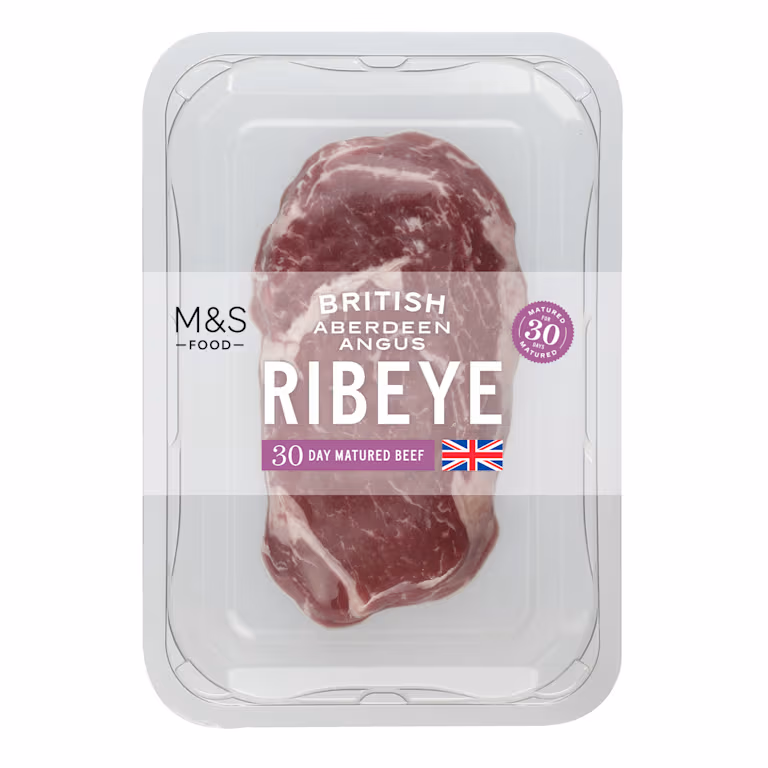 M&S British Aberdeen Angus Ribeye Steak