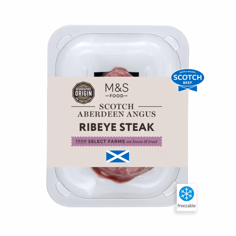 M&S Scotch Aberdeen Angus Ribeye Steak