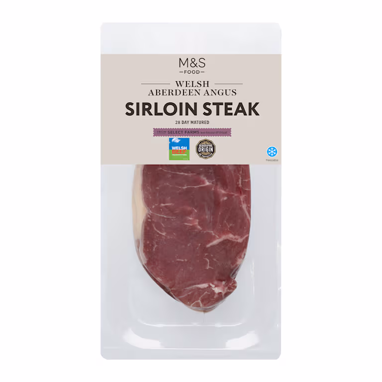 M&S Welsh Aberdeen Angus Sirloin Steak
