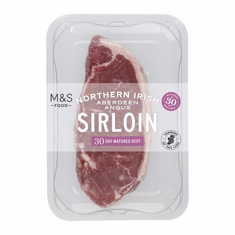 M&S Northern Irish Beef Aberdeen Angus Sirloin Steak