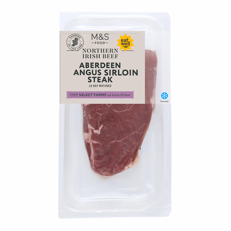 M&S Northern Irish Beef Aberdeen Angus Sirloin Steak