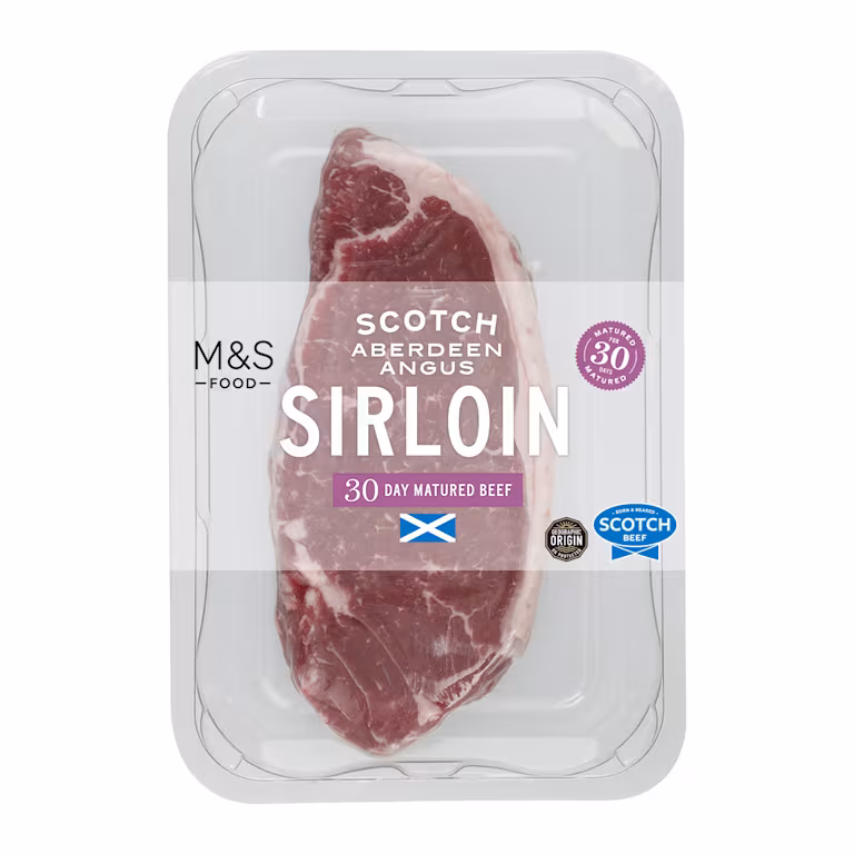 M&S Scottish Angus Sirloin Steak