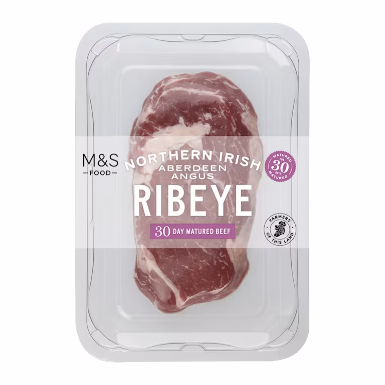 M&S Northern Irish Beef Aberdeen Angus Ribeye Steak