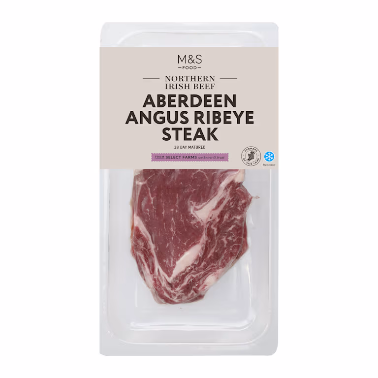 M&S Northern Irish Beef Aberdeen Angus Ribeye Steak
