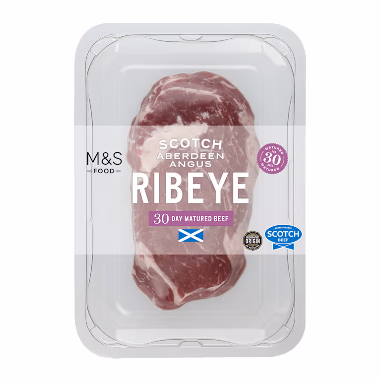 M&S Scottish Angus Ribeye Steak
