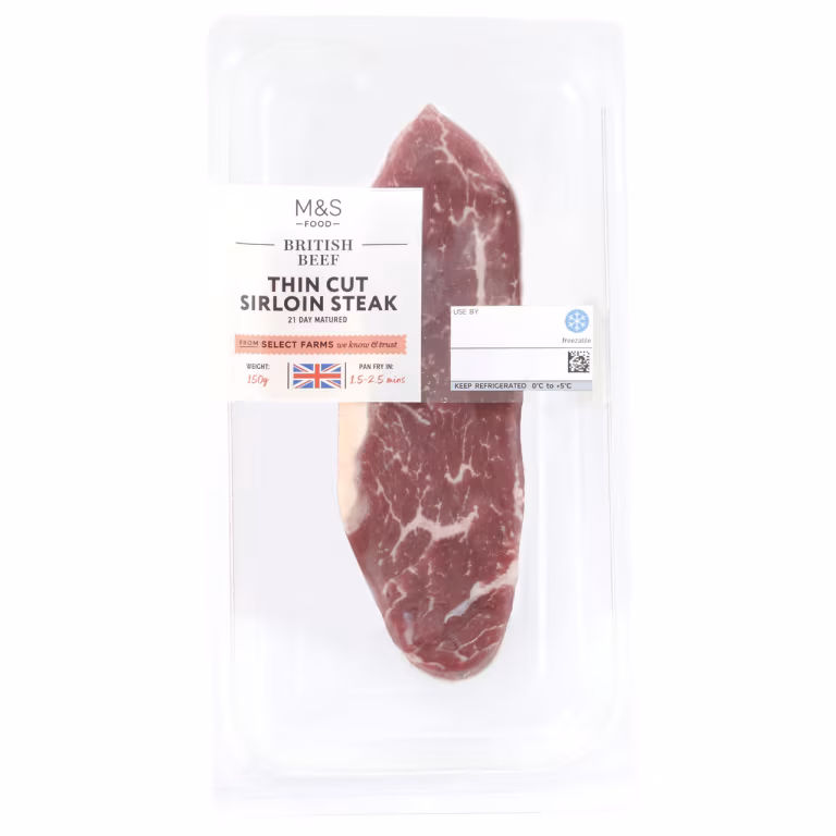 M&S Thin Cut Sirloin Steak