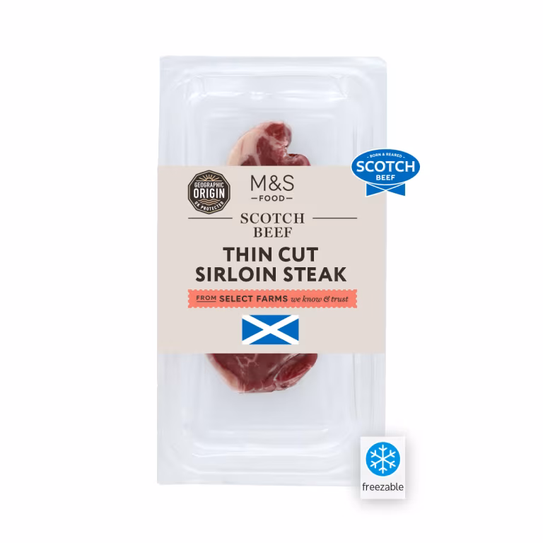 M&S Scotch Beef Thin Cut Sirloin Steak