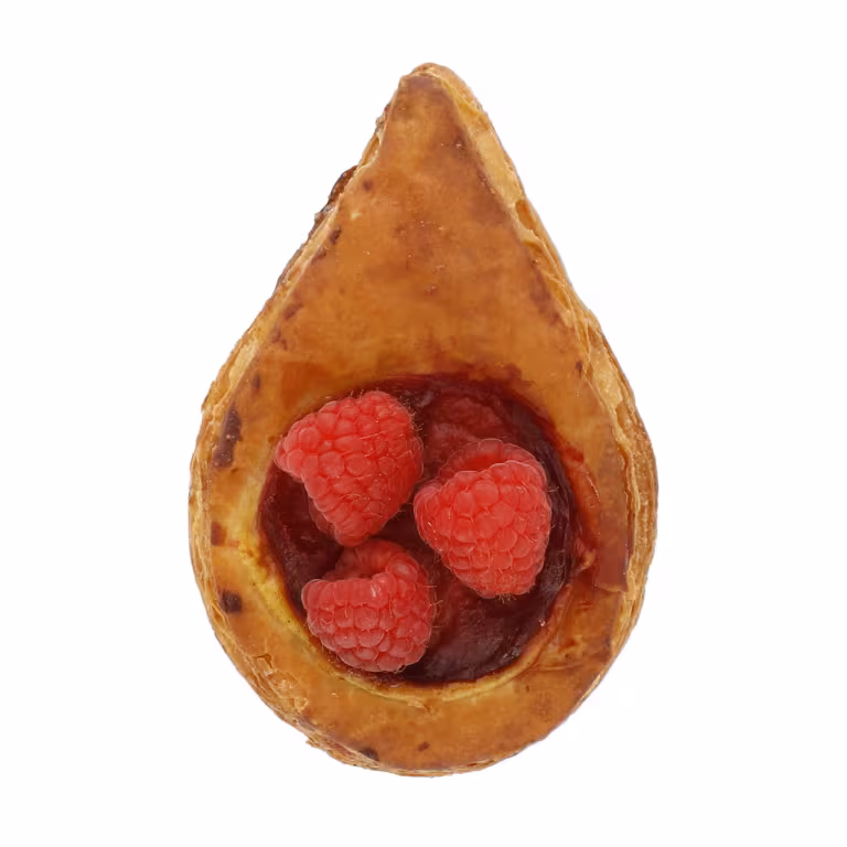 M&S Raspberry and Madagascan Custard Tear Drop