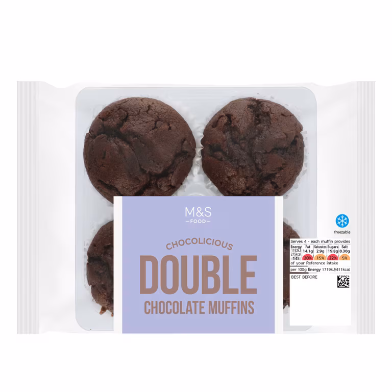 M&S Double Chocolate Muffin