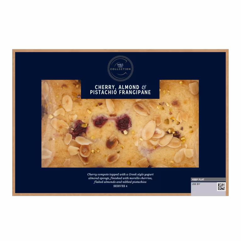 M&S Collection Cherry, Almond and Pistachio Frangipane