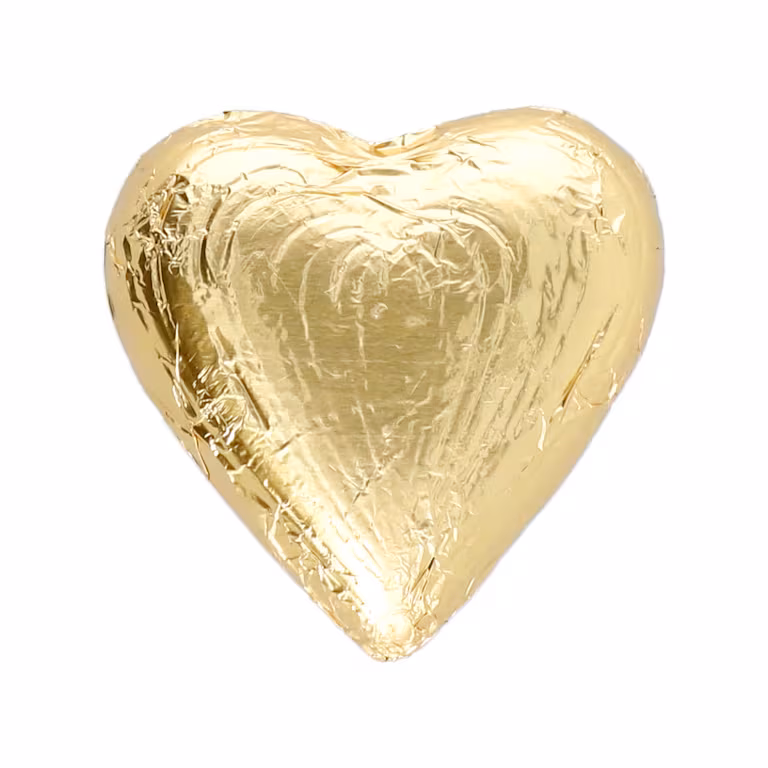 M&S Golden Blond Solid Chocolate Heart