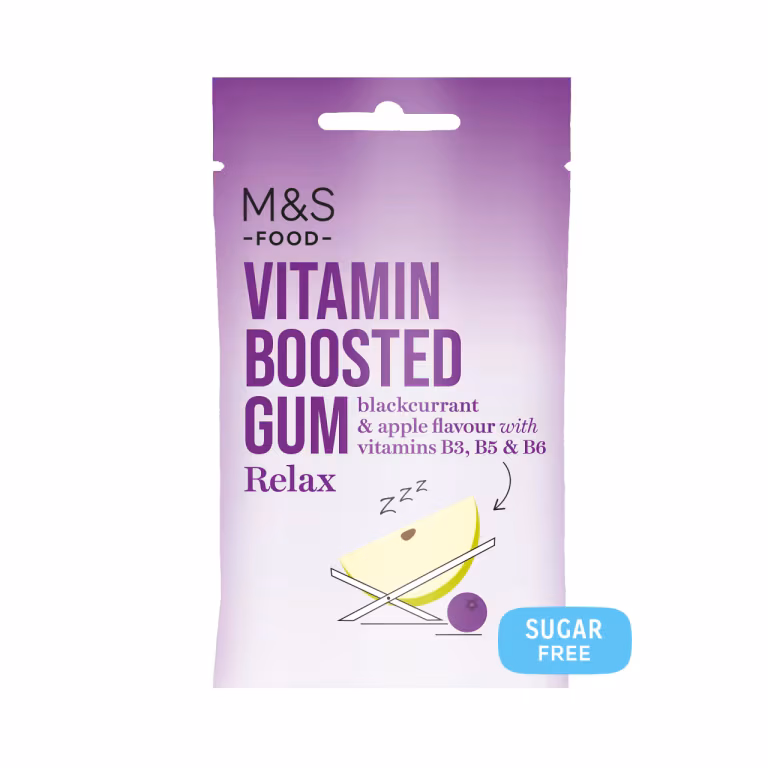 M&S Sugar-Free Blackcurrant and Apple Flavour Chewing Gum