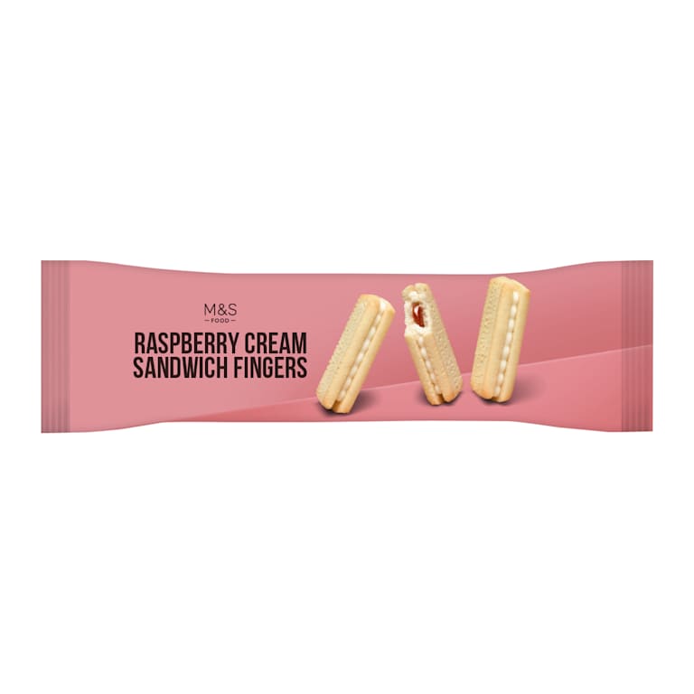 M&S Raspberry Cream Sandwich Fingers