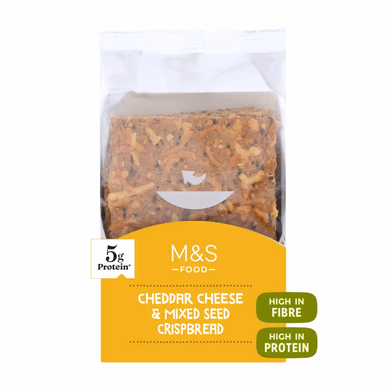 M&S Cheddar Cheese and Mixed Seed Crispbreads