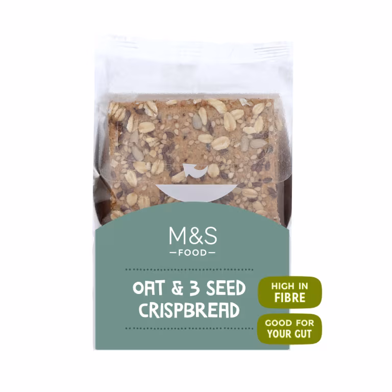 M&S Oat & 3 Seed Crispbread