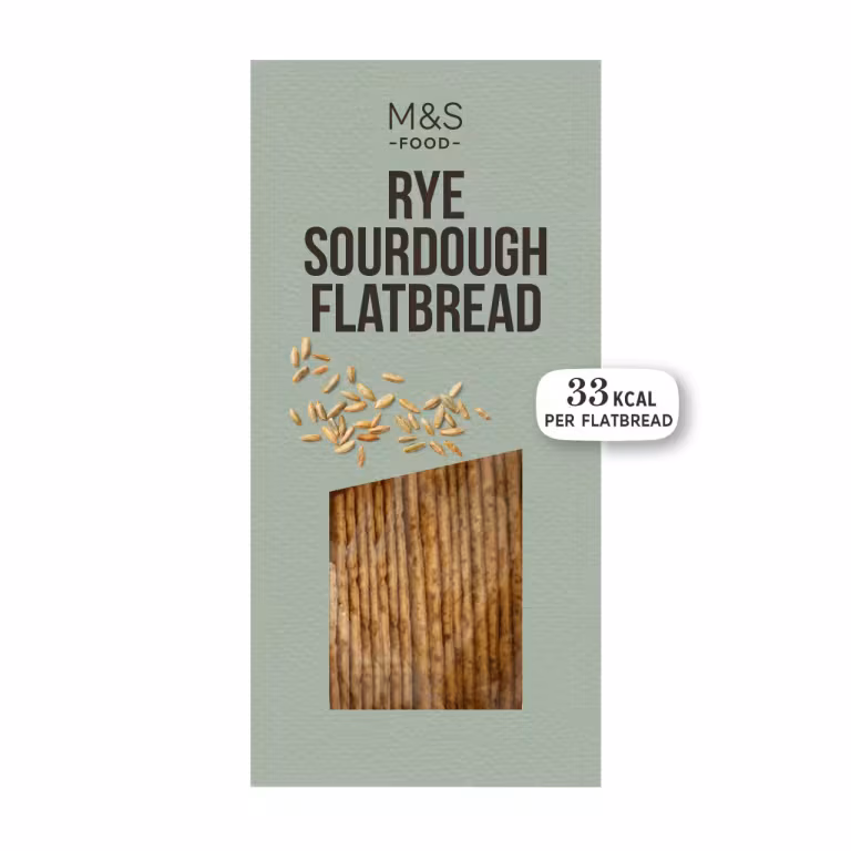 M&S Rye Sourdough Flatbreads